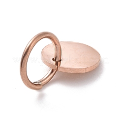 Placcatura ionica (ip) ciondoli in acciaio inossidabile 304 con finitura lucida a specchio&nbsp;LS-STAS-G276-02RG