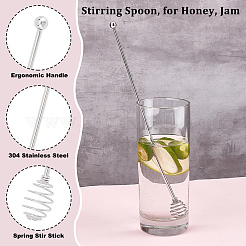 Ложка для размешивания из нержавеющей стали 304 AJEW-WH0010-32P