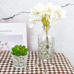 Perle di vetro trasparente&nbsp;GLAA-FH0001-14