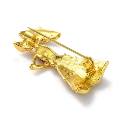 Модные золотые цинковые сплавы эмалевые булавки JEWB-D068-01G-04