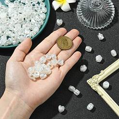 300 шт. 6 вида пластиковых бусин с имитацией жемчуга&nbsp;OACR-CJ0002-46