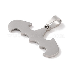 Pendentifs en acier inoxydable 201 anti-ternissement&nbsp;STAS-A094-15P