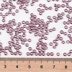 トーホー 8/0ラウンドビーズ  日本製シードビーズ  （110b）透明な光沢の中型アメジスト  3mm  穴：1mm  約1110個/50g&nbsp;SEED-XTR08-0110B