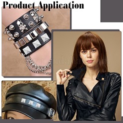 Латунь с железными плоскими квадратными заклепками&nbsp;FIND-WR0011-68