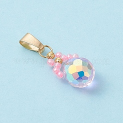 Стеклянные подвески из бисера&nbsp;PALLOY-MZ00590-02