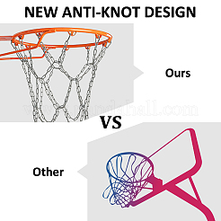Rete da basket in acciaio inossidabile 201&nbsp;AJEW-WH0709-338A