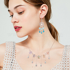 160шт 16 стиля прозрачные окрашенные распылением стеклянные бусины GLAA-GA0001-45