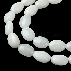 Natürliche weiße Jade perlen Stränge&nbsp;G-K365-B04-01