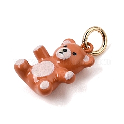 Pendentifs en laiton imprimés&nbsp;KK-CBAB1CA-10G