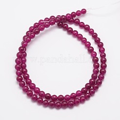 Natürliche und gefärbte Perle Malaysia Jade Stränge&nbsp;G-A146-4mm-A15