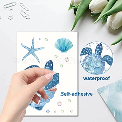 2 Satz PVC-Wandaufkleber im 2-Stil&nbsp;DIY-CP0009-60B
