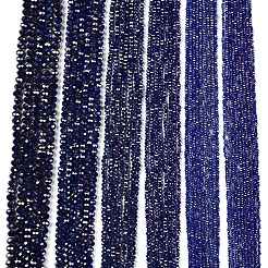 Стеклянные бусины с гальваническим покрытием  EGLA-A044-P2mm-B07