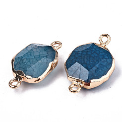 Соединители звеньев натурального агата&nbsp;G-T131-109A