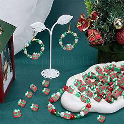 2 набор бусин из полимерной глины ручной работы CLAY-SC0002-05