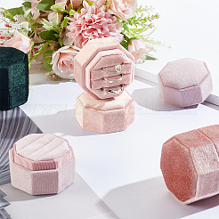 Бархат кольца коробки VBOX-WH0013-01C