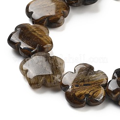 Природных тигровый глаз бисер нитей&nbsp;G-F769-H01-02