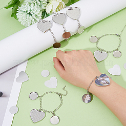 Набор для изготовления браслетов с подвесками из латуни и сплава «сделай сам»&nbsp;BJEW-DC00002