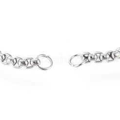 Устойчивый к потускнению регулируемый слайдер-браслет из нержавеющей стали 304/браслеты-боло изготовление&nbsp;X-STAS-I153-02P