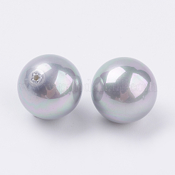 Раковина жемчужная половина просверленные бусы BSHE-G015-14mm-04C