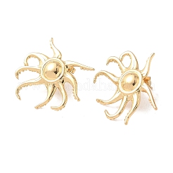 Серьги-гвоздики из нержавеющей стали 304 в форме кальмара&nbsp;EJEW-B156-07G