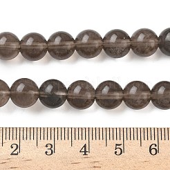 Натуральные ледяные обсидиановые бусинки&nbsp;G-P590-A01-8mm-01