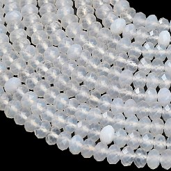Натуральный белый агат бисер нитей&nbsp;G-C280-A11-01