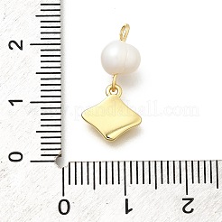 Латунные микро проложить кубического циркония подвески&nbsp;KK-Z093-33G