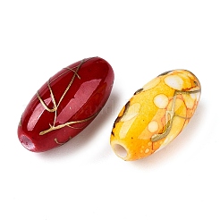 Лакированные бусины из акрила  DACR-N002-01