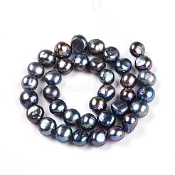 Нити из натурального культивированного пресноводного жемчуга PEAR-N014-10E-01