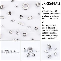 50 шт. 5 бусины из нержавеющей стали 304 STAS-UN0031-10