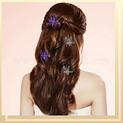 12 шт. 12-х цветные заколки для волос из сплава кожи аллигатора для женщин&nbsp;OHAR-SP0001-07