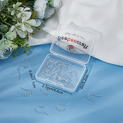 10 пара 925 сережек-крючков из стерлингового серебра&nbsp;STER-BBC0001-16