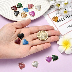 16шт 8 цвета подвески из цинкового сплава&nbsp;ENAM-YW0008-35