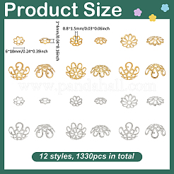 1330 шт. колпачки из латуни и железа FIND-PH0027-25