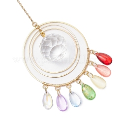 Латунное кольцо подвесные украшения HJEW-JM02584