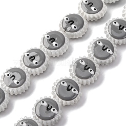 Бусины из стеклянной эмали&nbsp;LAMP-Q045-01A