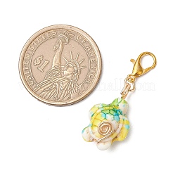 Подвесные украшения из искусственной бирюзы&nbsp;HJEW-JM03337