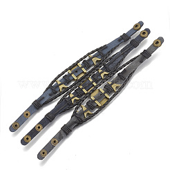 Имитационный браслет кожаный делать MAK-R024-01