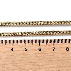 3 мм цепочка из нержавеющей стали 304 пшеничного цвета для мужчин&nbsp;LS-STAS-V011-03D-G