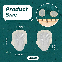 2 шт. Бусины из натурального агата G-OC0005-60