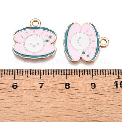 Pendentifs d'émail en alliage&nbsp;ENAM-T020-66B