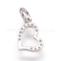 Латунные микро проложить кубического циркония подвески&nbsp;ZIRC-K070-39P