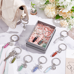 Брелок с кулоном из пули и драгоценных камней KEYC-AB00007