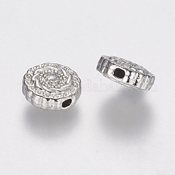 Perline in lega stile tibetano&nbsp;X-TIBEB-R022-P-LF