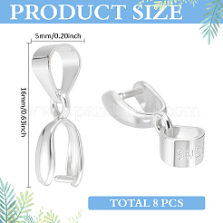 8 pz 925 pendenti in argento sterling&nbsp;STER-ME0001-09