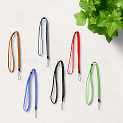 6 шт. 6-цветные полиэстеровые шейные ремни&nbsp;AJEW-GF0012-18