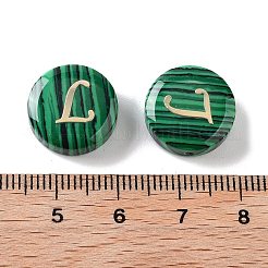 Perline di malachite sintetiche&nbsp;G-A238-01L