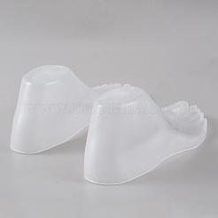 Modello di piede in plastica pvc trasparente&nbsp;AJEW-WH0912-85