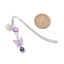 Закладки с крючками из сплава AJEW-JK00375