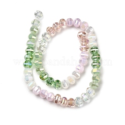 Стеклянные бусины с гальваническим покрытием &nbsp;EGLA-G039-09A-04